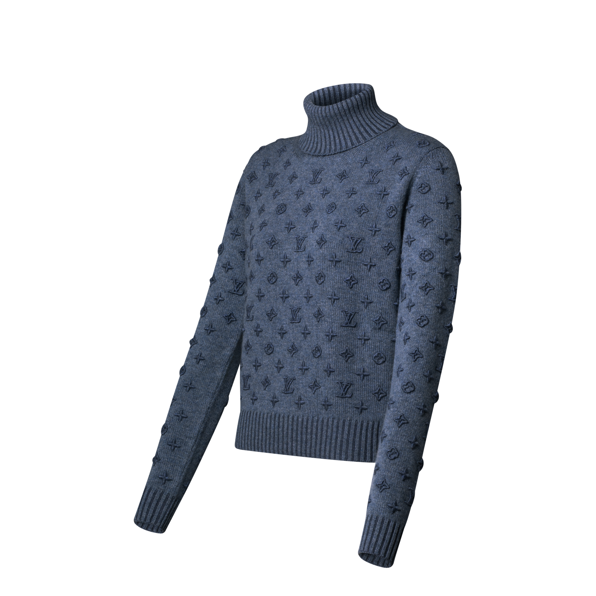 3D Signature Turtleneck Pullover - Ready-to-Wear | LOUIS VUITTON